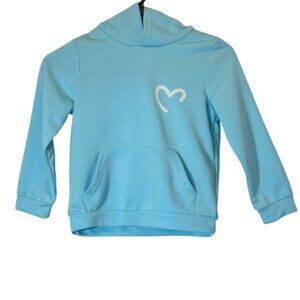 Girl's Light Blue Long Sleeve Hoodie size 6Y